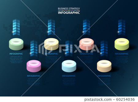 Timeline Business strategy infographic design 60254036