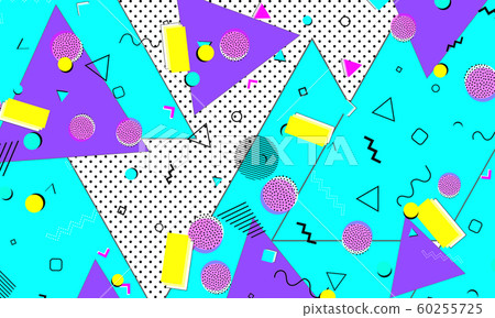 Contemporary Cyan Flyer. Purple Childish Pattern. Contemporary Cyan Flyer. Purple Childish Pattern. 60255725