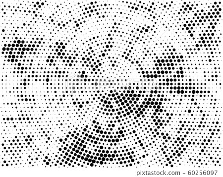 Ink blots Grunge Urban Background. Texture Vector. Dust Overlay Distress Grain. Black paint splattered, poster for your design. 60256097