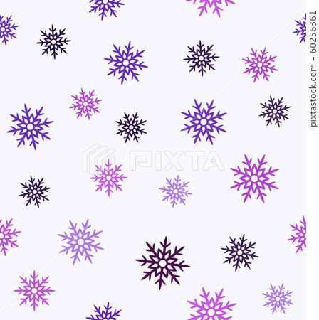 Snowflake pattern. Seamless vector 60256361