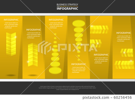 Timeline Business strategy infographic design 60256456