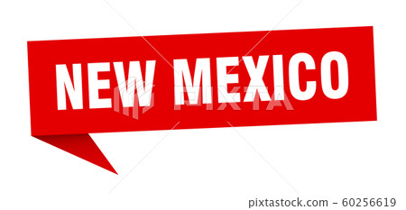 New Mexico sticker. Red New Mexico signpost - Stock Illustration ...