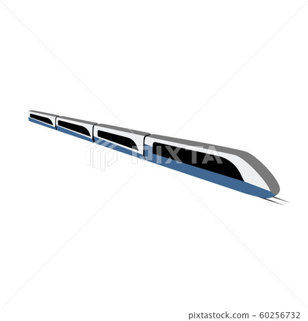 Modern fast train. 60256732