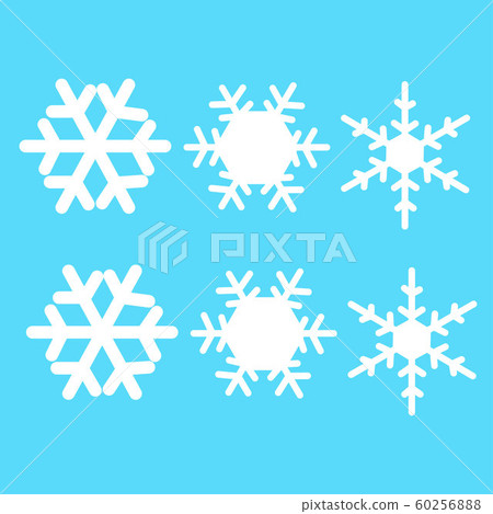 snow flake pattern texture background. 60256888