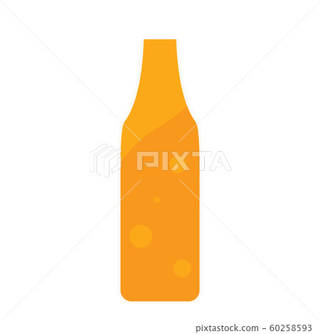 Isolated beer bottle Isolated beer bottle 60258593