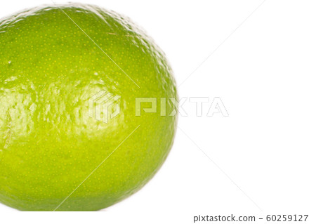 Green sour lime isolated on white Green sour lime isolated on white 60259127