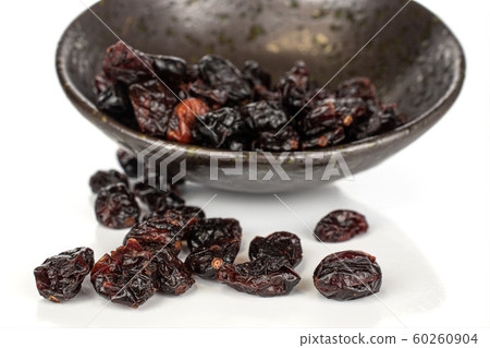 Dried cowberry isolated on white Dried cowberry isolated on white 60260904