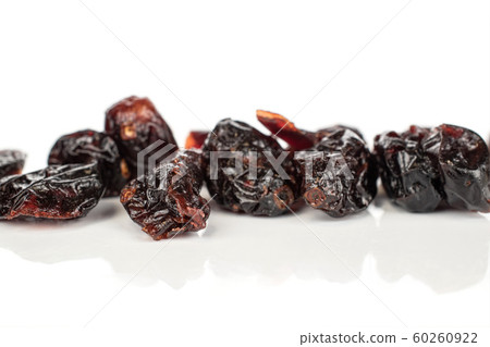 Dried cowberry isolated on white Dried cowberry isolated on white 60260922