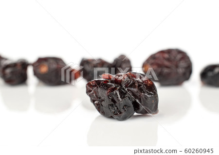 Dried cowberry isolated on white Dried cowberry isolated on white 60260945