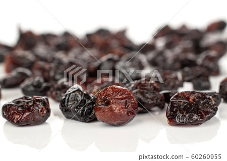 Dried cowberry isolated on white Dried cowberry isolated on white 60260955
