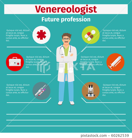 Future profession venereologist infographic Future profession venereologist infographic 60262539