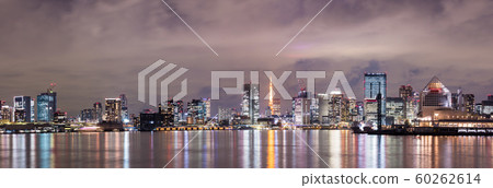 （東京景觀全景）東京彩虹橋夜景2 60262614