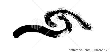 Japanese-style background material [Battle image] Illustration drawn with ink 60264572