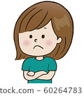 面部表情_思考（女性） 60264783