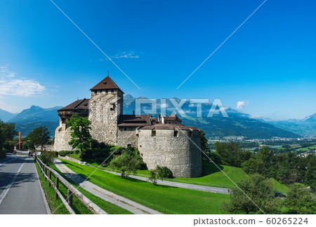 Medieval Vaduz Castle in Vaduz town, Liechtenstein Medieval Vaduz Castle in Vaduz town, Liechtenstein 60265224
