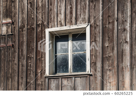 Window in an old wooden house, Liechtenstein 60265225