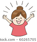 面部表情_愉悅（女性） 60265705