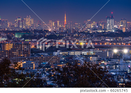 "Tokyo" Night view of Tokyo / Blue Moment 60265745