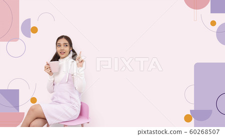 Women's promotional material horizontal banner 60268507