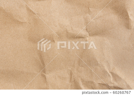 Old crumpled brown paper texture background Old crumpled brown paper texture background 60268767