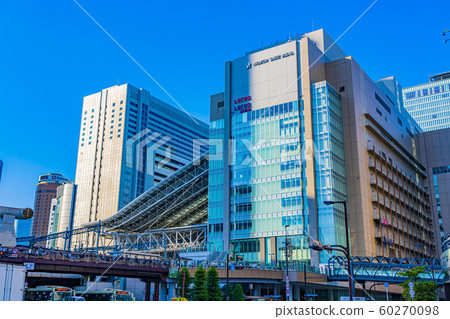 Osaka in front of Osaka station in the morning 60270098