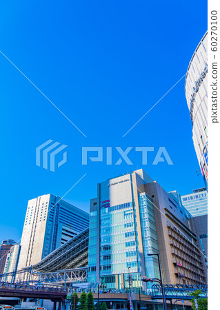 Osaka in front of Osaka station in the morning 60270100
