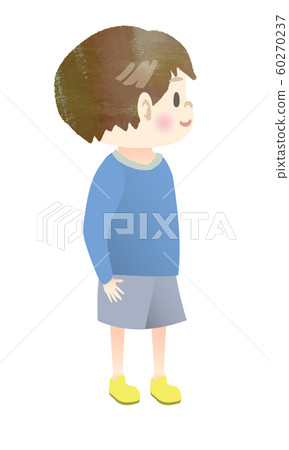 轉過身的男孩 60270237