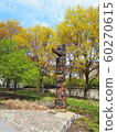 A totem pole on the corner of Ottawa 60270615