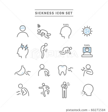 生病的 病 身體不適 60271584