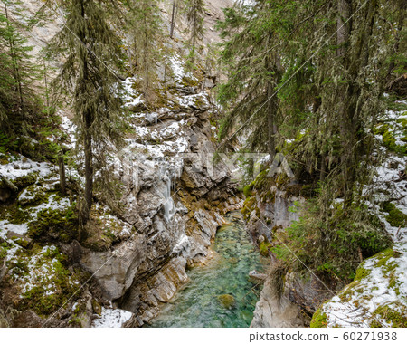 Johnston Canyon in Banff National Park , Alberta, 60271938