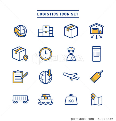 distribution, logistics, icon 60272236