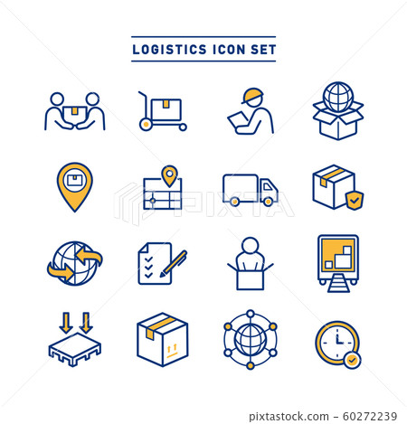 distribution, logistics, icon 60272239