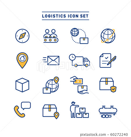 distribution, logistics, icon 60272240