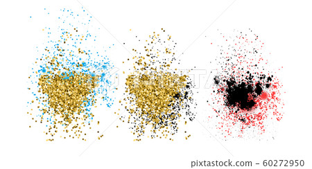 Abstract stippling texture splashes. Trendy objects for design Abstract stippling texture splashes. Trendy objects for design 60272950