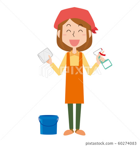 清潔，清潔，家庭主婦，家務，清潔，水桶 60274083