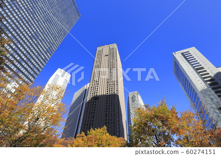 High-rise buildings in Nishi-Shinjuku, Shinjuku-ku 60274151