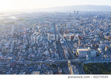 Osaka cityscape West direction from Abeno Harukas 60274585