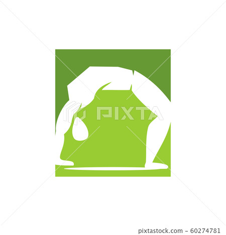 Yoga logo Collection design emblem meditation - Stock Illustration  [60274780] - PIXTA