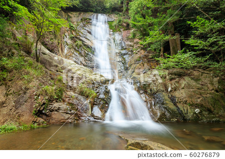 白岡瀑布(上野峽谷)福岡縣田川郡 白岡瀑布(上野峽谷)福岡縣田川郡 60276879