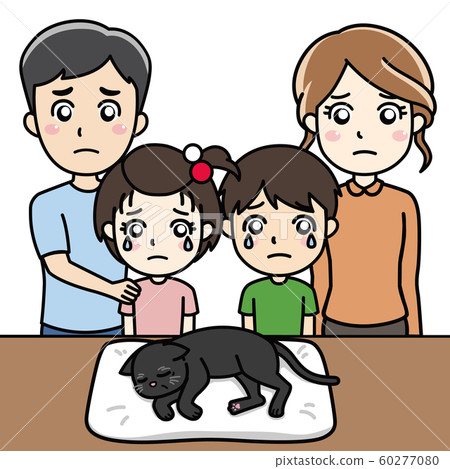 與寵物貓的家人告別 60277080