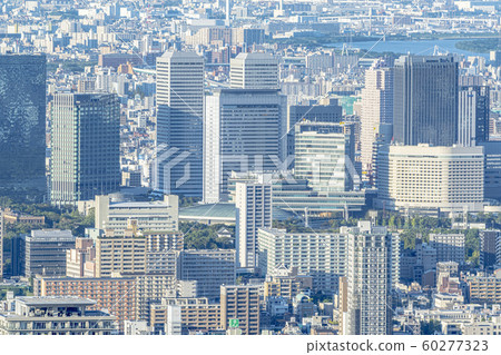 Osaka cityscape towards Chuo Ward 60277323