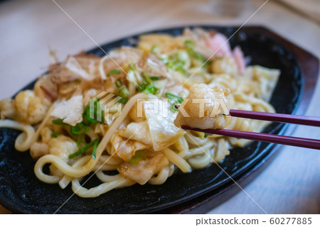 Okayama specialty local cuisine Tsuyama hormone fried udon 60277885