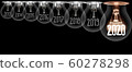 Light Bulbs with New Year 2020 60278298