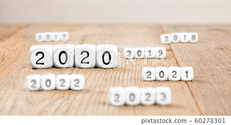 Cube Blocks with New Year 2020 Cube Blocks with New Year 2020 60278301