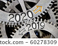 Metal Wheels with New Year 2020 60278309
