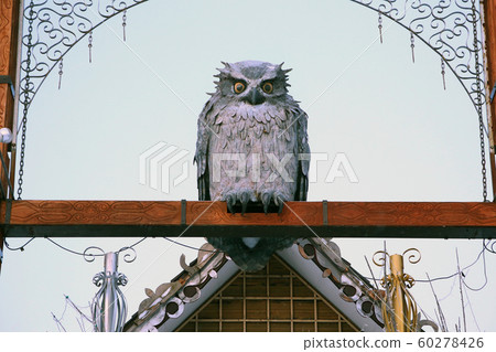 Owl, the guardian deity of Ainu Kotan Owl, the guardian deity of Ainu Kotan 60278426