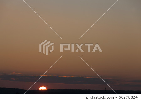 yellowed orange sky yellowed orange sky 60278824