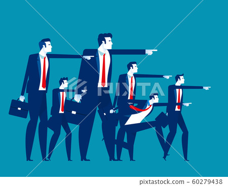 Business team leadership . Concept business vector - Stock Illustration ...