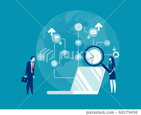 SEO optimization. Concept business vector SEO optimization. Concept business vector 60279456