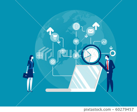 SEO optimization. Concept business vector SEO optimization. Concept business vector 60279457